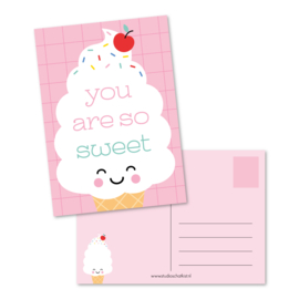 you are so SWEET, ijsjes | kaarten