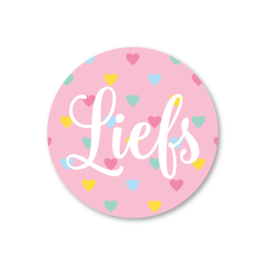 liefs | 5 ronde stickers