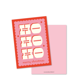 ho ho ho merry Christmas | kerstkaarten