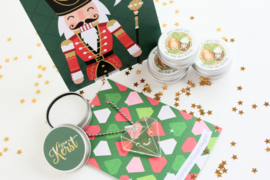SCHITTERENDE feestdagen | sleutelhanger met kaart
