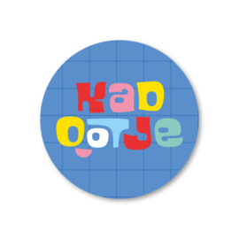 kadootje | 5 ronde stickers