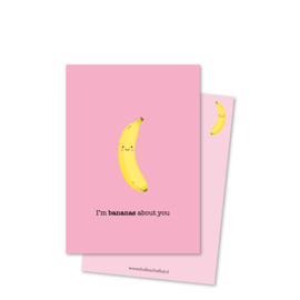 I'm BANANAS about you (kleine afbeelding) | kaarten