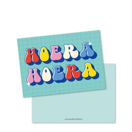 hoera hoera | tekstkaarten