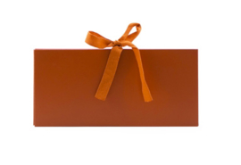 Luxe Geld Cadeau Envelop | Roest & een strik van stof