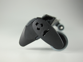 Accessoire vloermondstuk breed, rubber/borstel