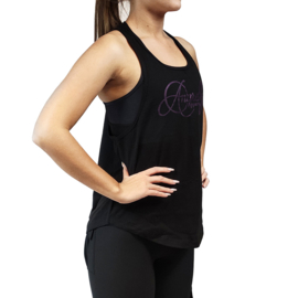 ANARCHY APPAREL THORAX TANKTOP BLACK PURPLE LOGO