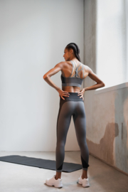 ONELLA SEAMLESS FITNESSLEGGING GREY/BLACK