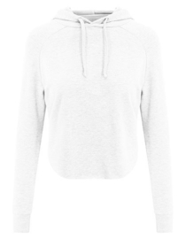 ONELLA SOFT CROSSED BACK HOODIE WHITE