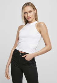 ONELLA TURTLENECK CROPPED TOP WHITE