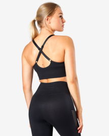 ICANIWILL DYNAMIC SEAMLESS SPORTTOP BLACK