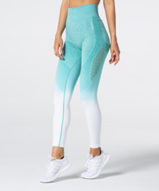 CARPATREE PHASE SEAMLESS LEGGING TURQUOISE/WHITE OMBRE