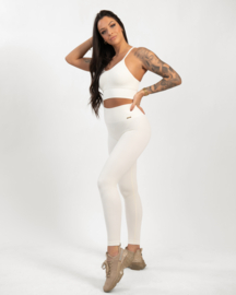 GAVELO SEAMLESS HONEYCOMB CALIFORNIA WHITE FITNESS LEGGING