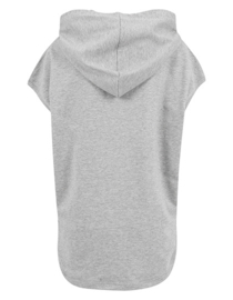 ONELLA SLEEVELESS HOODIE GREY MELANGE