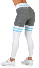 CRITICAL PUMP SPLIT - BABY BLUE FITNESSLEGGING