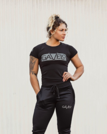 GAVELO BLACK GREY LOGO T-SHIRT