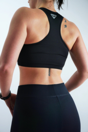 DIAMONDS PRINCIE SPORTTOP / FLUOR PINK, BLACK, NEON YELLOW  & WHITE