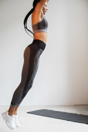 ONELLA SEAMLESS FITNESSLEGGING GREY/BLACK