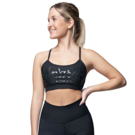 ANARCHY APPAREL STEALTH YOGA BRA BLACK