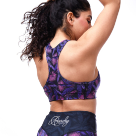 ANARCHY APPAREL CLOVERFIELD SPORTTOP PURPLE/BLACK