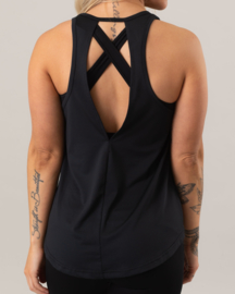 ICANIWILL LOOSE CUT TANKTOP BLACK