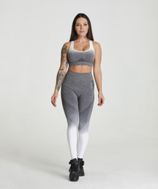 CARPATREE PHASE SEAMLESS LEGGING GREY/WHITE OMBRE