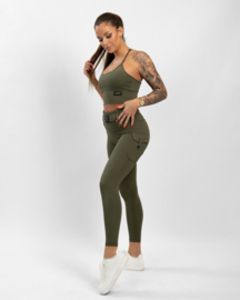 GAVELO CARGO LEGGING MILITARY GREEN