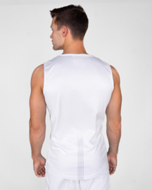 GAVELO SNIPER WHITE SLEEVELESS T-SHIRT
