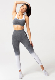 CARPATREE PHASE SEAMLESS LEGGING GREY/WHITE OMBRE