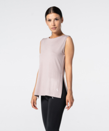 CARPATREE SLIT SHORTSLEEVE T-SHIRT DUSTY PINK