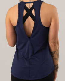 ICANIWILL LOOSE CUT TANKTOP DEEP NAVY