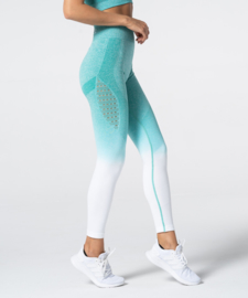 CARPATREE PHASE SEAMLESS LEGGING TURQUOISE/WHITE OMBRE