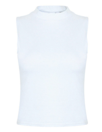 ONELLA TURTLENECK CROPPED SHIRT WHITE