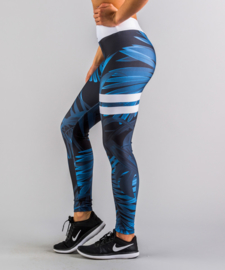 CARPATREE TROPICAL NAVY LEGGING