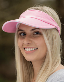 SUN VISOR  PINK/WHITE