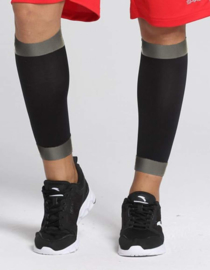 COMPRESSION CALF SLEEVES BLACK/GREY