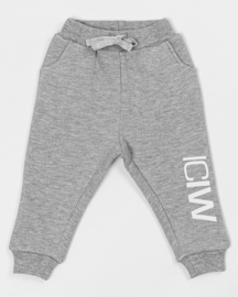 ICANIWILL BABY / PEUTER / KLEUTER JOGGINGBROEKJE GREY MELANGE