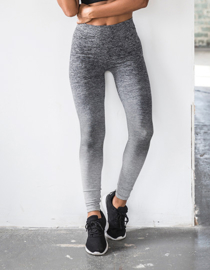 ONELLA SEAMLESS FITNESSLEGGING FADE OUT GREY MELANGE