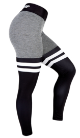 CRITICAL PUMP SPLIT - BLACK FITNESSLEGGING