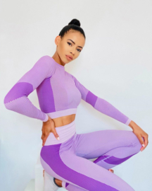 ONELLA SEAMLESS FITNESSLEGGING PURPLE/PINK