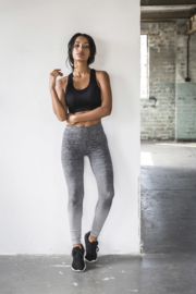 ONELLA SEAMLESS FITNESSLEGGING FADE OUT GREY MELANGE