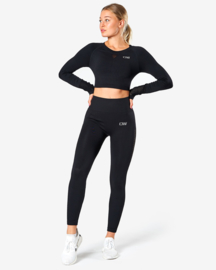 ICANIWILL DYNAMIC SEAMLESS SPORTTOP BLACK