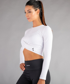 CARPATREE GAIA LONGSLEEVE CROPTOP WHITE