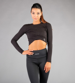 CARPATREE GAIA LONGSLEEVE CROPTOP BLACK