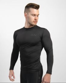 GAVELO SHIELD LONGSLEEVE RASHGUARD BLACK