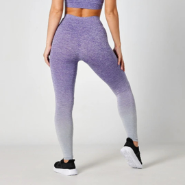 ONELLA SEAMLESS FITNESSLEGGING FADE OUT PURPLE MELANGE