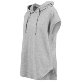 ONELLA SLEEVELESS HOODIE GREY MELANGE