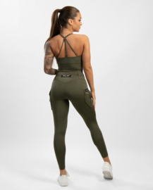 GAVELO CARGO LEGGING MILITARY GREEN