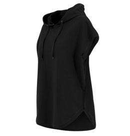 ONELLA SLEEVELESS HOODIE BLACK