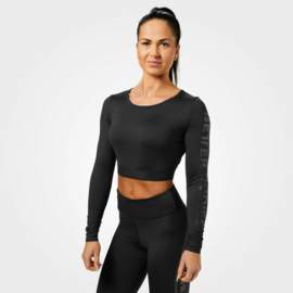 BETTER BODIES CHELSEA CROPPED TOP BLACK