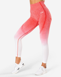 ICANIWILL OMBRE RED SEAMLESS FITNESSLEGGING